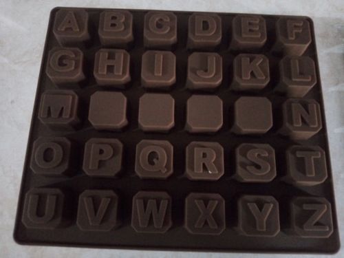 Customer photo review of Moule Silicone Alphabet