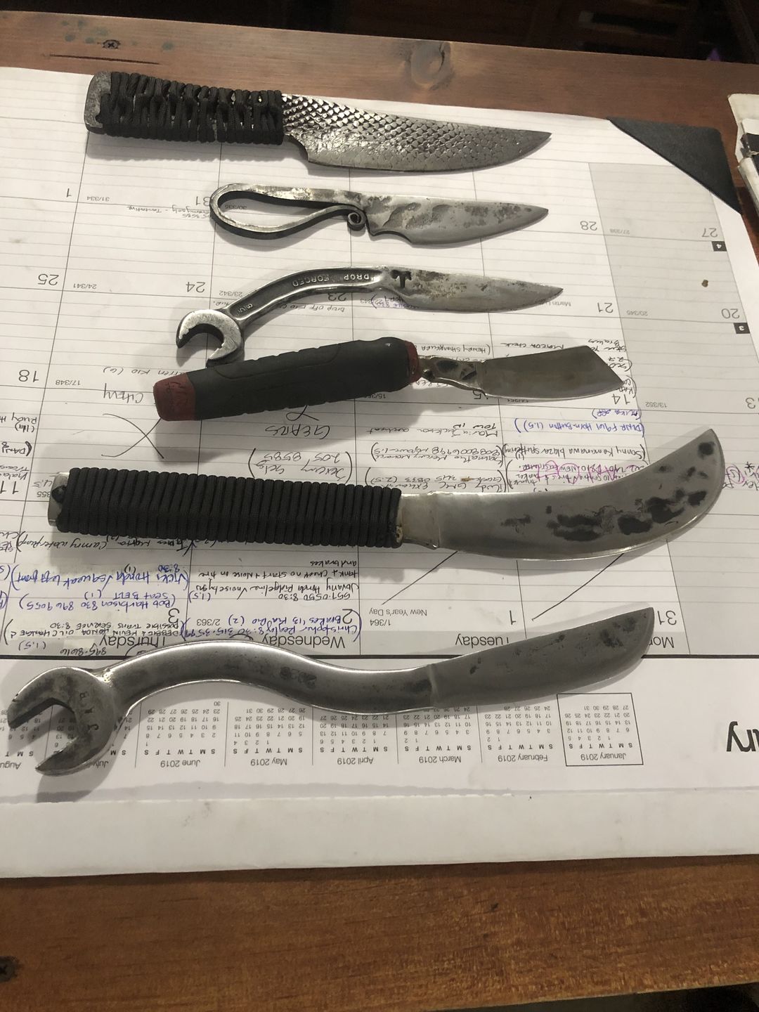 Customer photo review of 4" x 36" Sanding Belts for Stock Removal