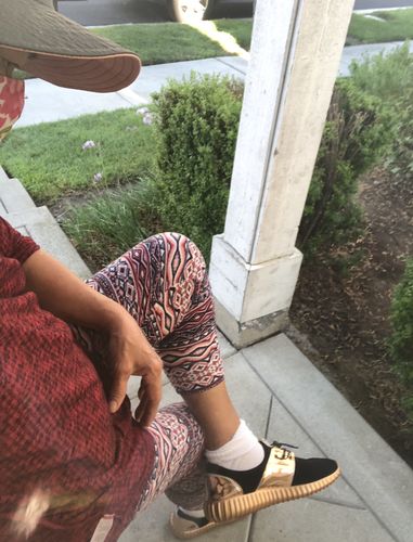 Customer photo review of Astra Sneakers - Instant Foot Pain Relief