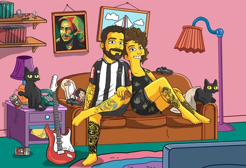 Customer photo review of RETRATO EM ARQUIVO DIGITAL FAMILIA AMARELA