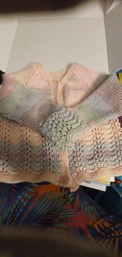 Customer photo review of Baby Mystery Knitting Box