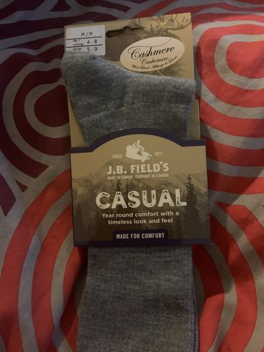 Customer photo review of Women's Cashmere/Merino Wool Blend Non-elastic Sock  - Clearance 3PK