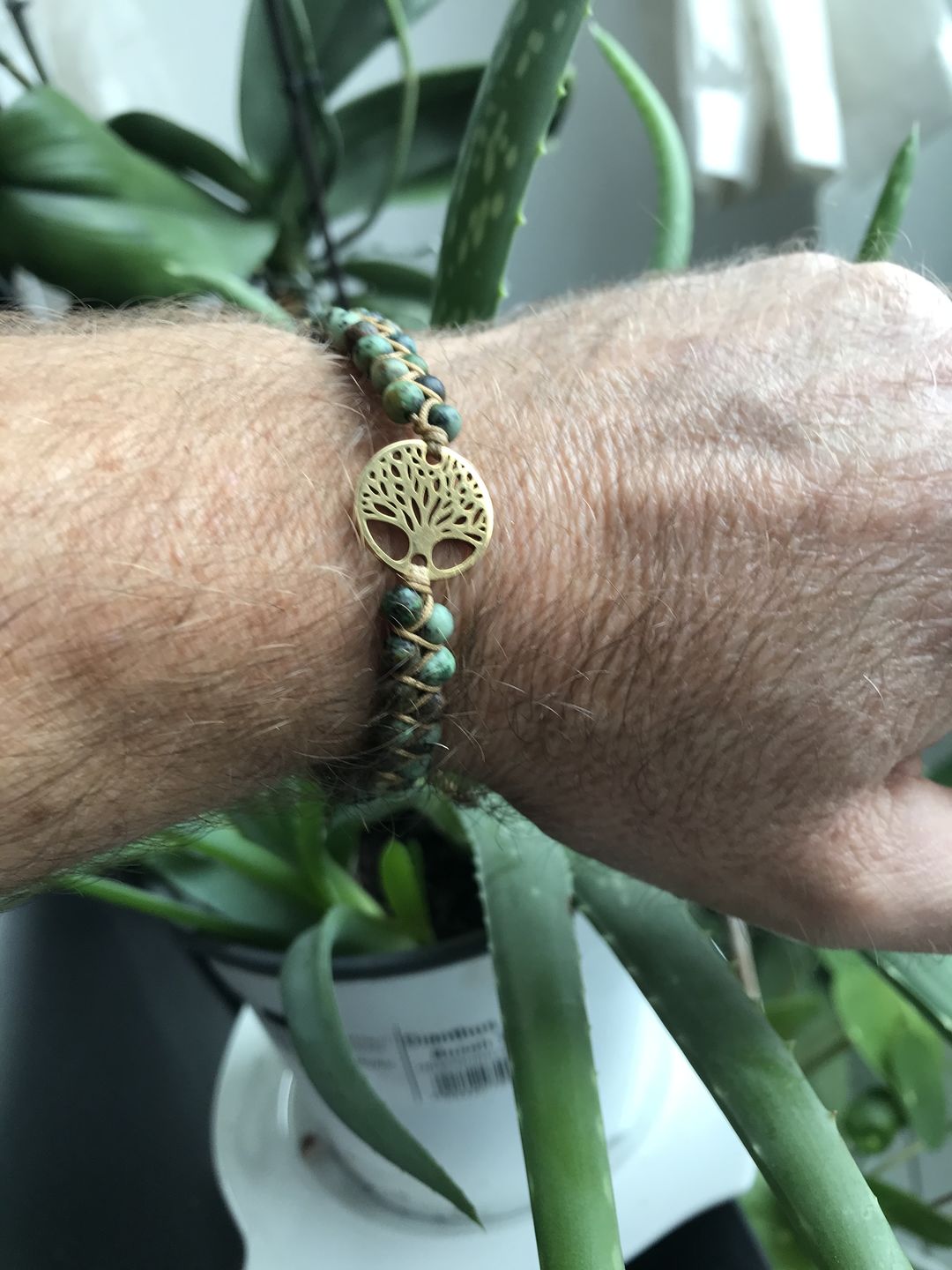Customer photo review of LEBENSBAUM Armband aus Afrikanischen Jaspissteinen