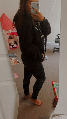 Customer photo review of CHARCOAL GREY ORIGINAL LEGGINGS