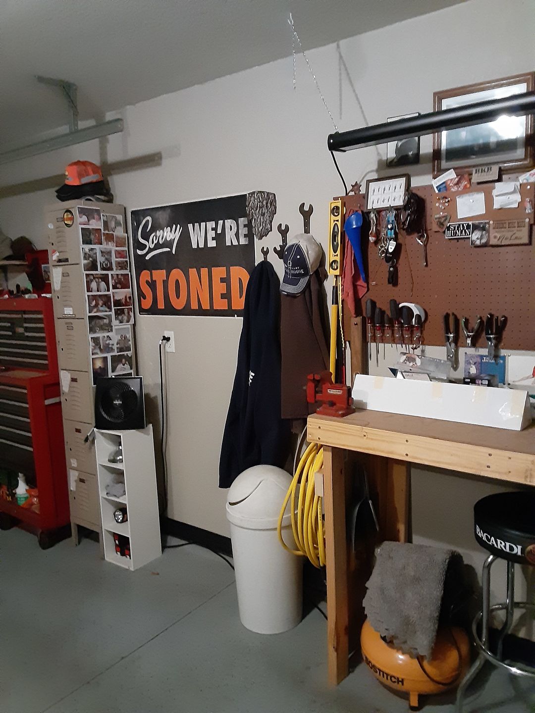 Customer photo review of Sorry We're Stoned Poster