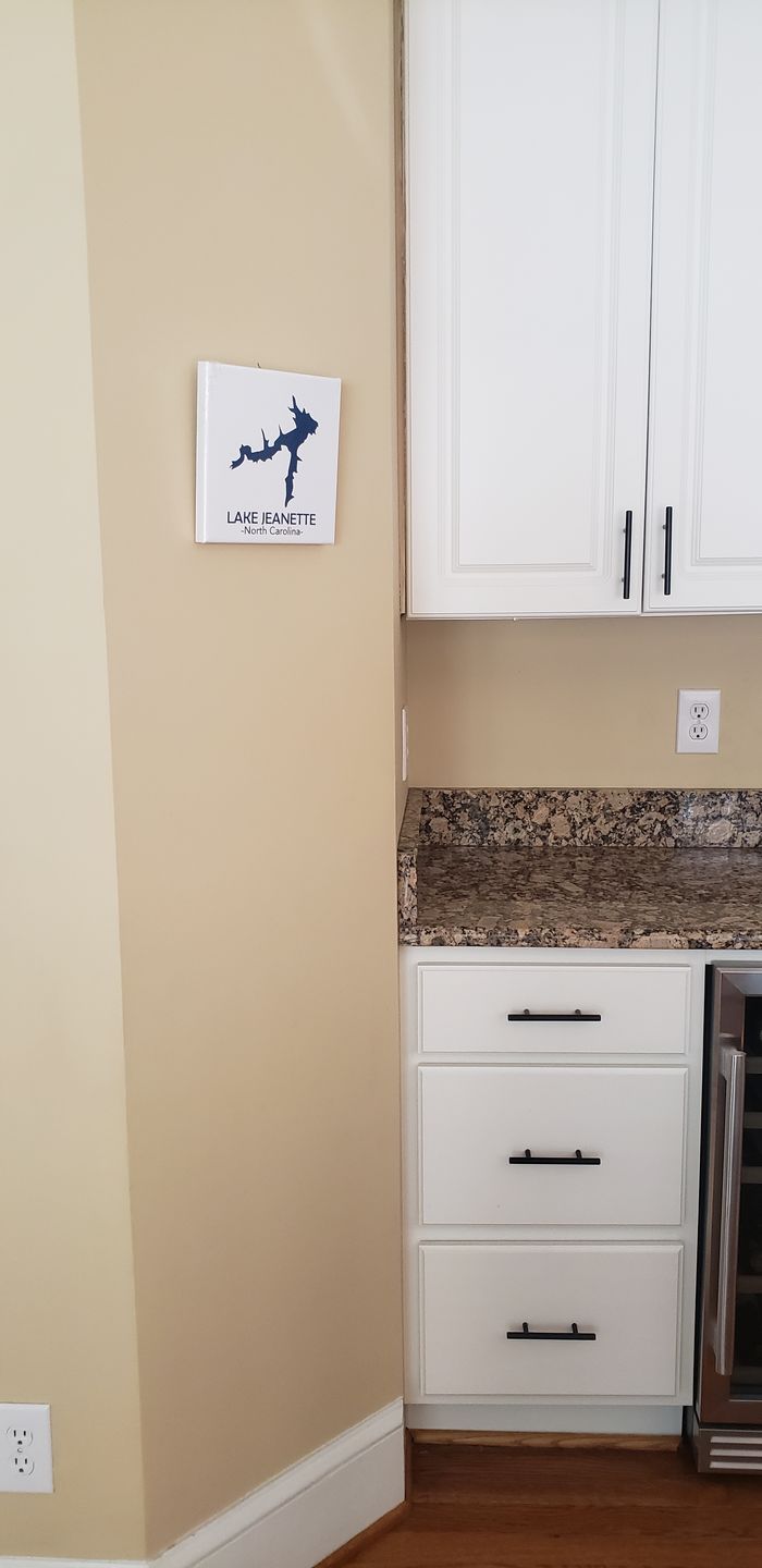 Customer photo review of Custom Lake Square Canvas
