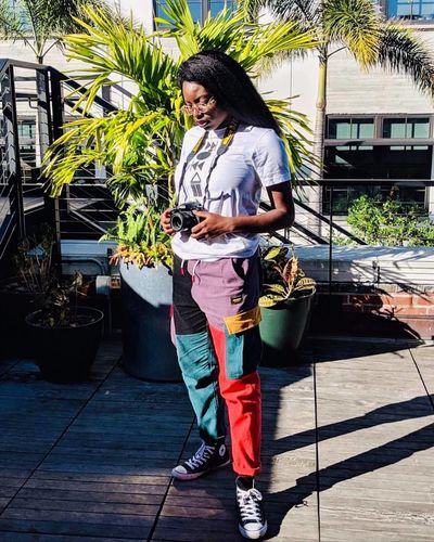 L N review of CH Patchwork Corduroy Cargo Pants image 1 out of 1