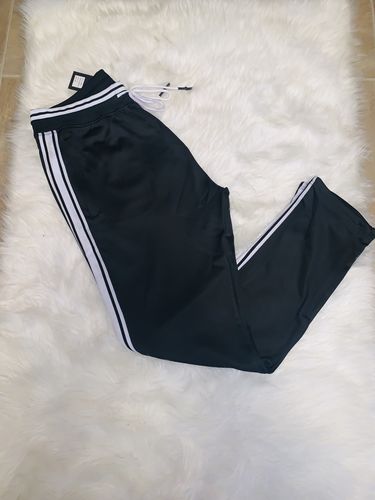 Customer photo review of Premium Triple Stripe Track Pants Black - White (ZCM4841)