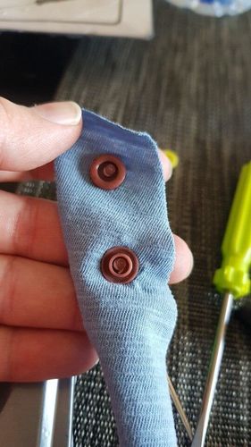 Customer photo review of Complete Drukknopen Kit met Tang