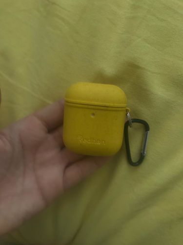 Customer photo review of Eco Friendly AirPod Case - Yellow