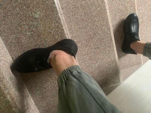 Customer photo review of Quality Leather Casual Shoes