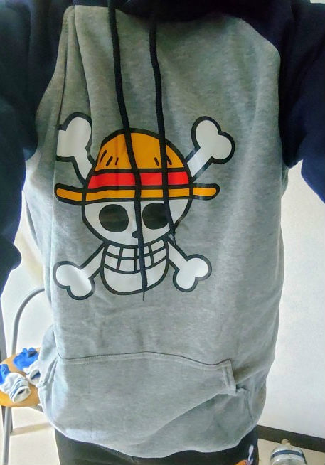 Customer photo review of One Piece Hoodie