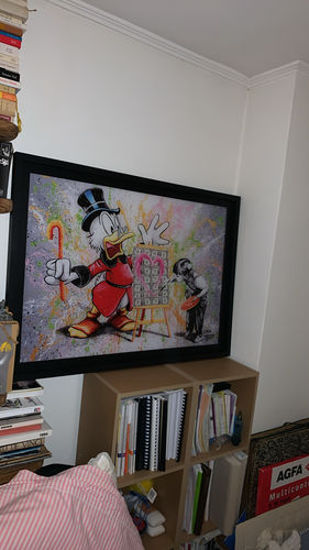 Customer photo review of "Only love matters" Édition Prestige sur Plexiglas - Encadrement caisse américaine