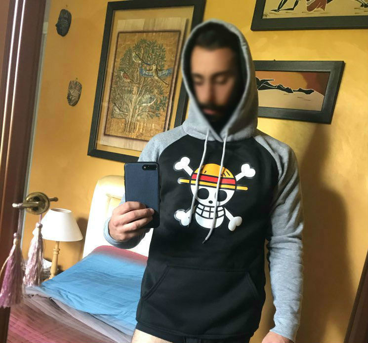 Customer photo review of One Piece Hoodie