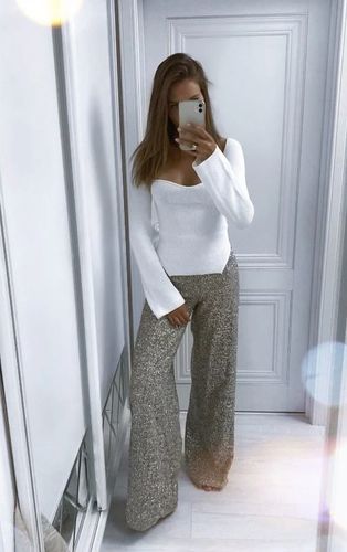 Customer photo review of Charlie Scoop Neck Knit Top