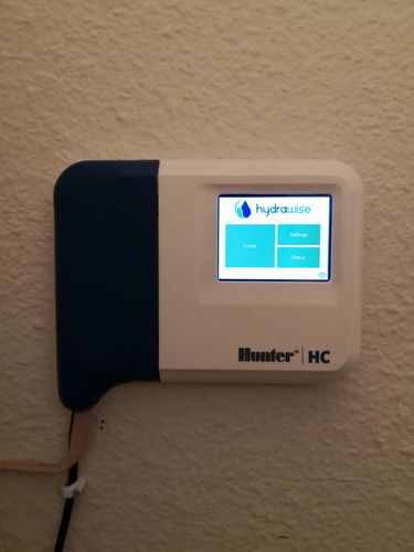 Customer photo review of Hunter Industries HC1200I - Smart Irrigation Controller 12-zone
