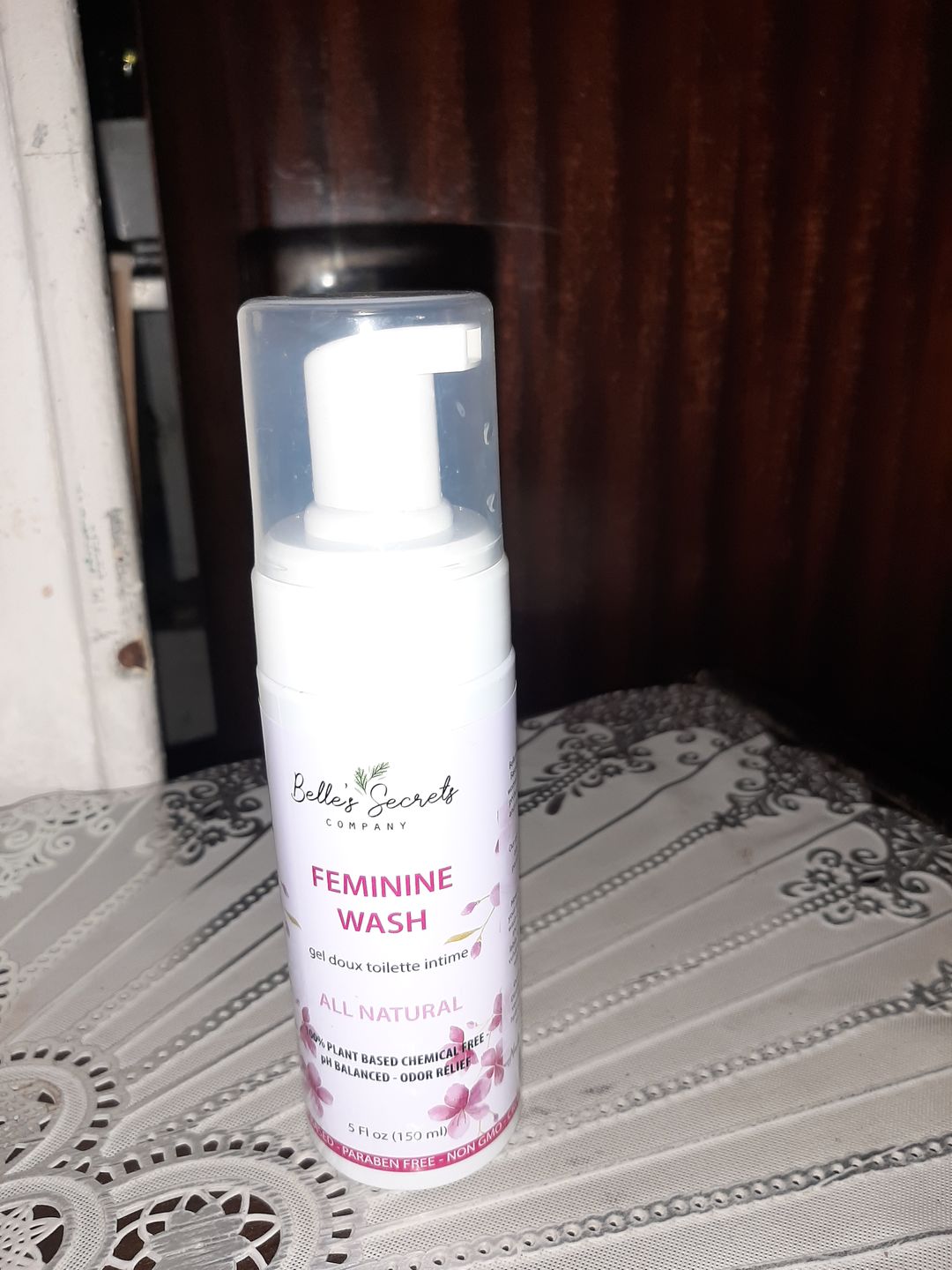 Customer photo review of Belle's Natural Yoni Wash
