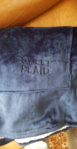Customer photo review of SweetPlaid™ - Bleu