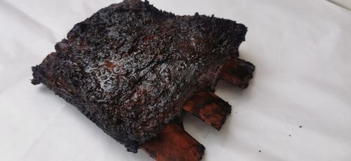 Reseña con foto de un cliente sobre Short Rib Pieza Básica