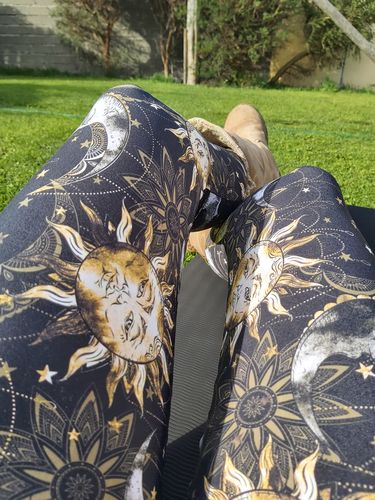 Customer photo review of 7/8 Eco Legging Cosmic Love