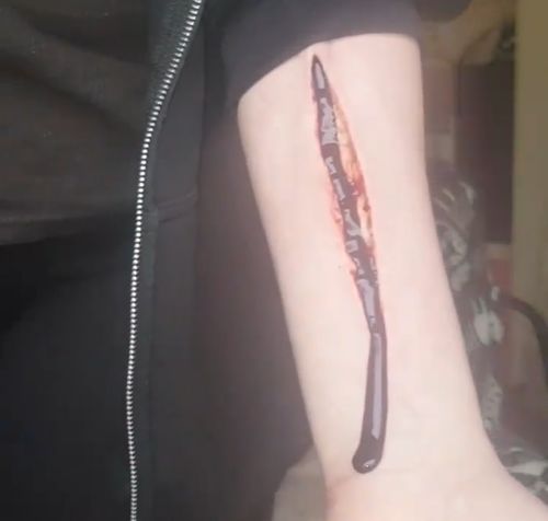 Customer photo review of Kensington Gore Theatrical Blood