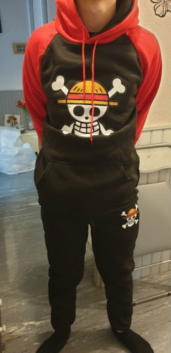 Customer photo review of One Piece Hoodie
