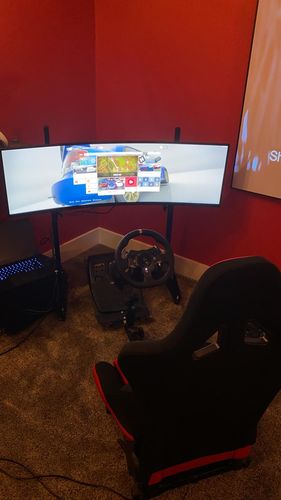 Customer photo review of Portable Monitor Stand