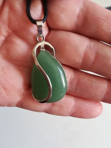 Customer photo review of COLLIER GOUTTE AVENTURINE