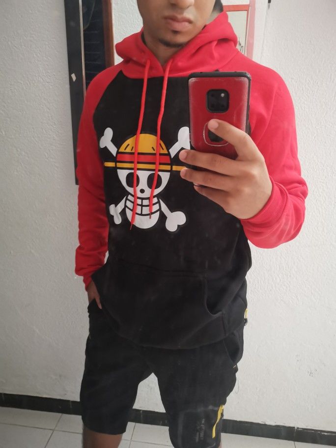 Customer photo review of One Piece Hoodie