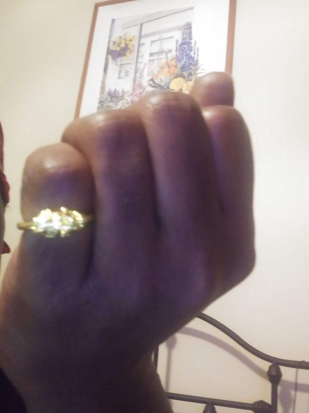 Customer photo review of Adjustable Lucky Gold Piyao Ring