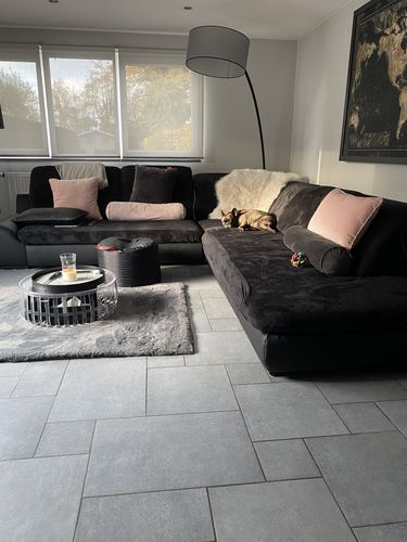 Customer photo review of Noir - Housses en velours Extensibles de Fauteuil et Canapé - La Maison des Housses