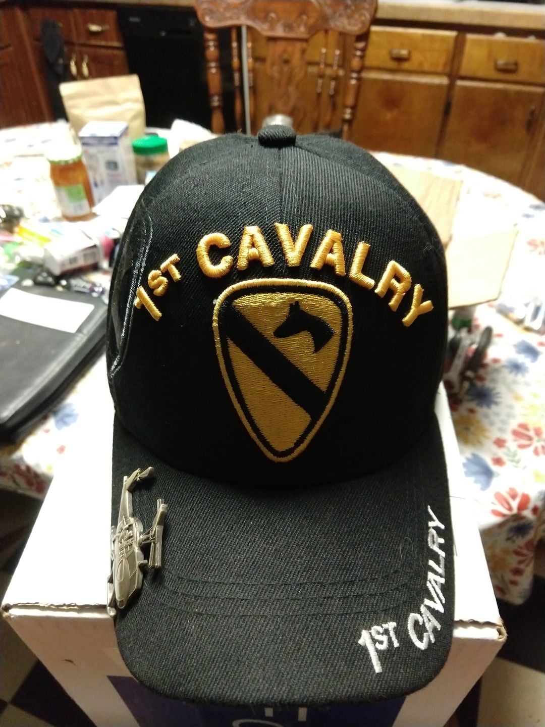 Customer photo review of Huey Helicopter Pin