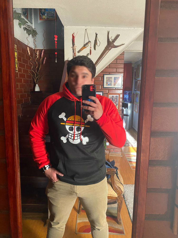 Customer photo review of One Piece Hoodie