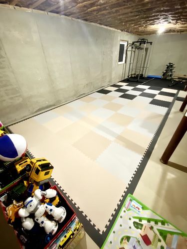 Customer photo review of Outlet: SoftTiles 2x2 Foam Mats FULL CASE (25 Mats)