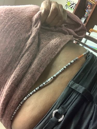 Customer photo review of Elewa (Beauty) Flat Tie On Waist Beads