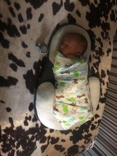Customer photo review of Snuggle Cloud™ | Baby Lounger