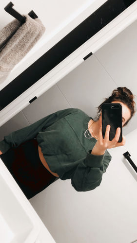 Customer photo review of Adjustable Cropped Jumper