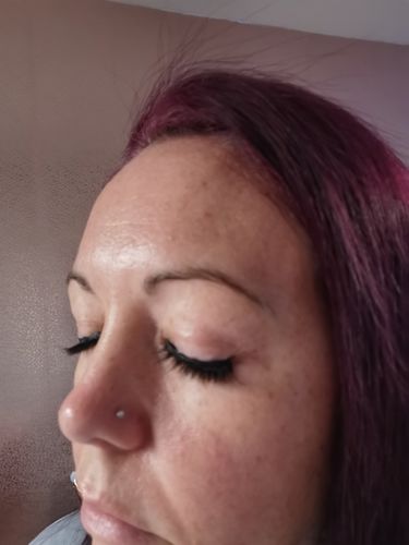 Customer photo review of Diamond Magnetic Eyelashes and Eyeliner Kit