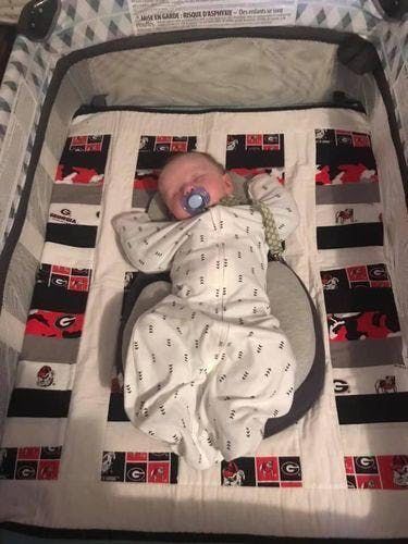 Customer photo review of Snuggle Cloud™ | Baby Lounger