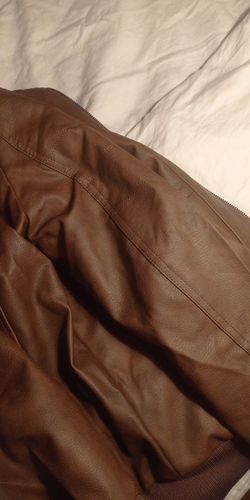 Customer photo review of New Men's Leather Jackets Autumn Casual Motorcycle PU Jacket