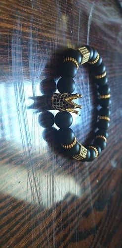 Customer photo review of DiceKing™ - Zwarte Dobbelsteen Armband