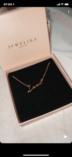 Customer photo review of Namenskette  Signatur- Stil