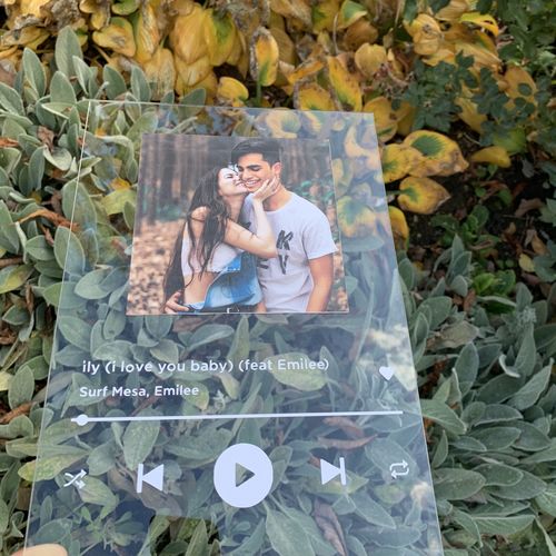 Customer photo review of Plaque personnalisée
