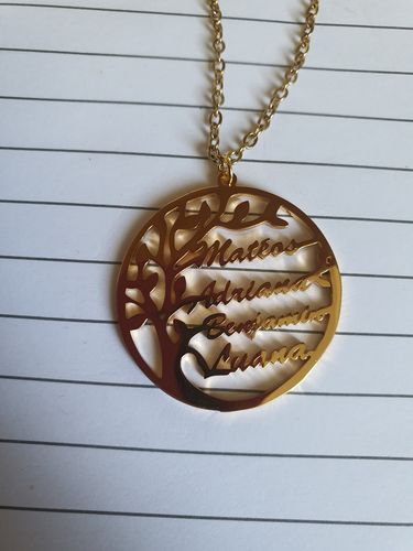 Customer photo review of Mon meilleur cadeau ©  : Collier Arbre de Vie Unisex Personnalisé