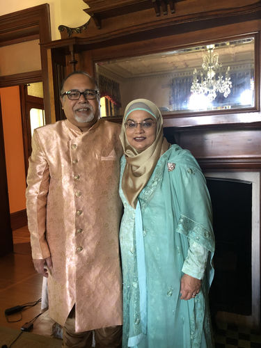 Customer photo review of Premium Chiffon Hijab - Plum