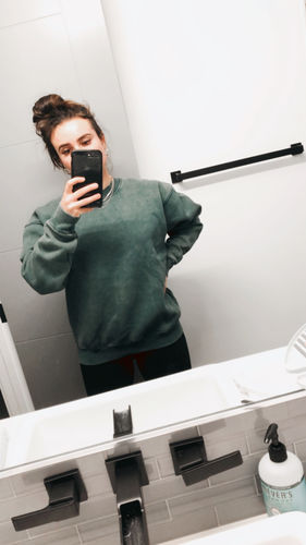 Customer photo review of Oversized Sweatshirt