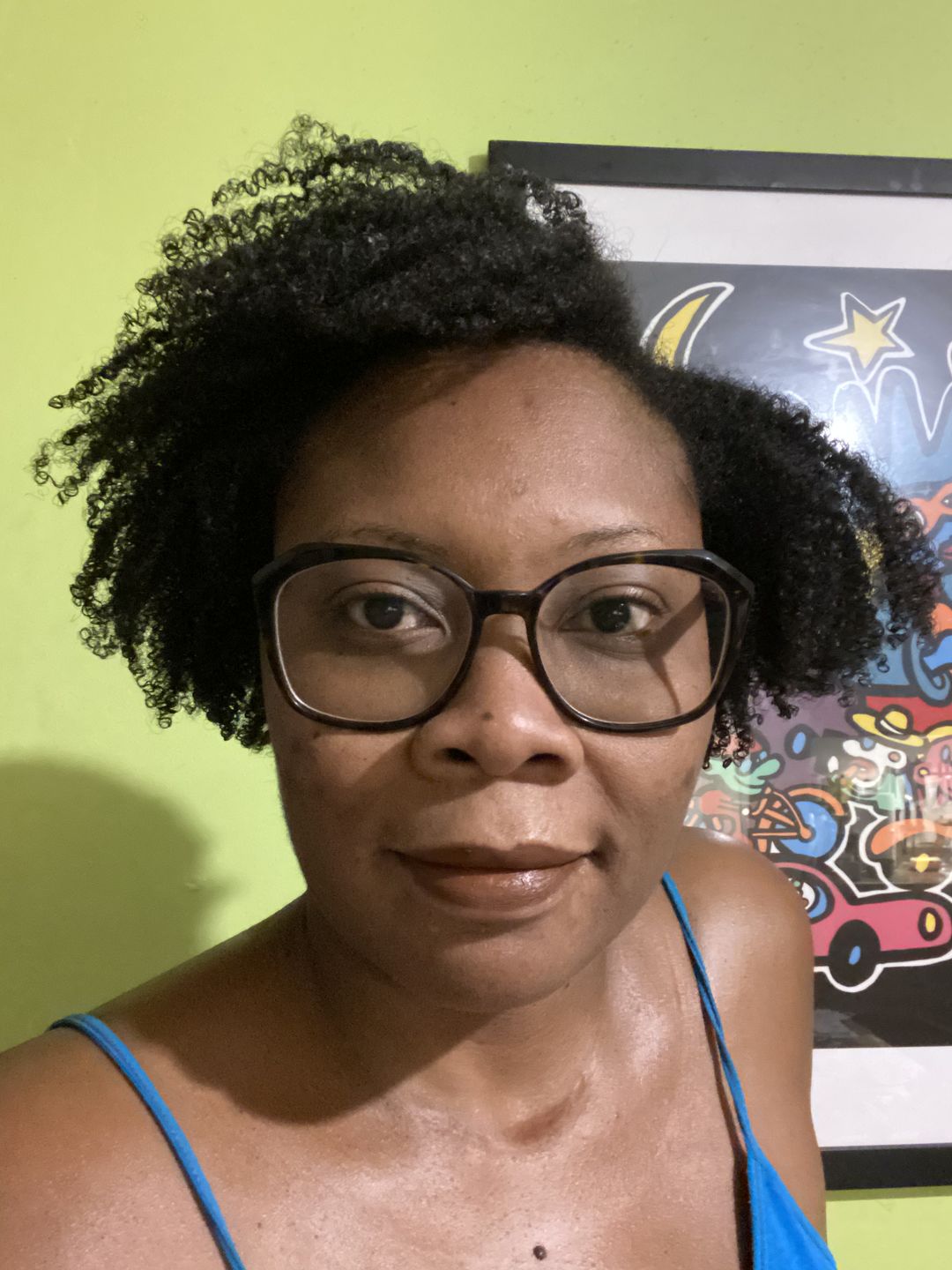 Customer photo review of Defining Flaxseed Gel for Curly Hair with Organic Jojoba Oil for Moisture and Lavender Fragrance