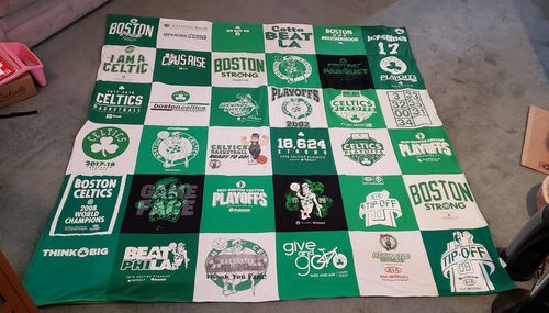 Customer photo review of Classic T-Shirt Blanket