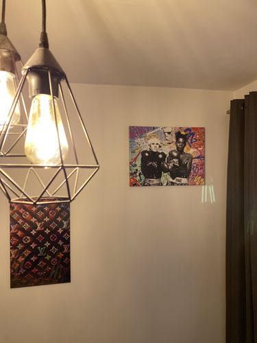 Customer photo review of Tableau Andy Warhol Basquiat