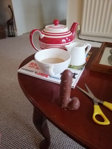 Customer photo review of Eat a Dick - The Blossom Box